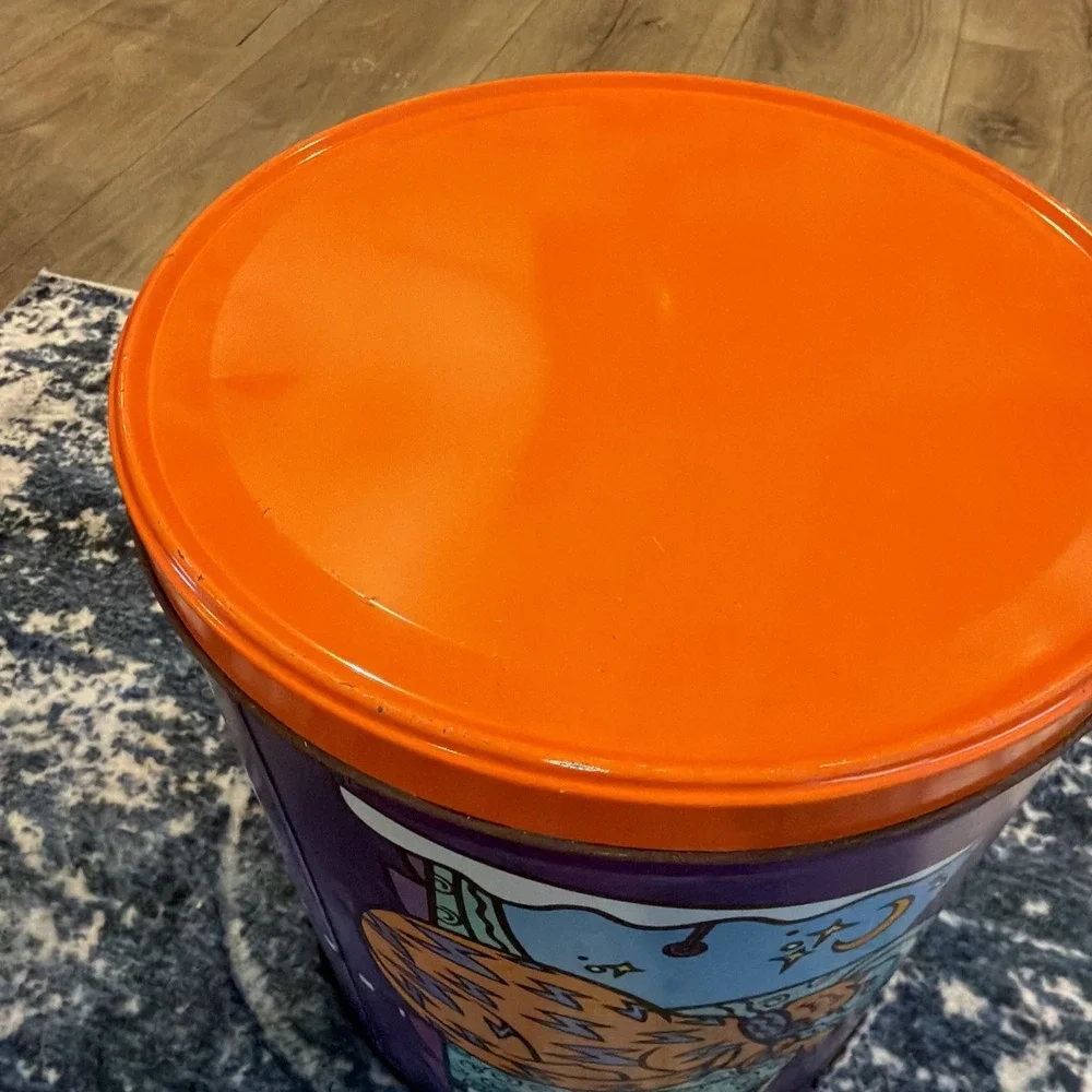 Iams Cat Food - Vintage Large Tin Metal Canister‎ 11